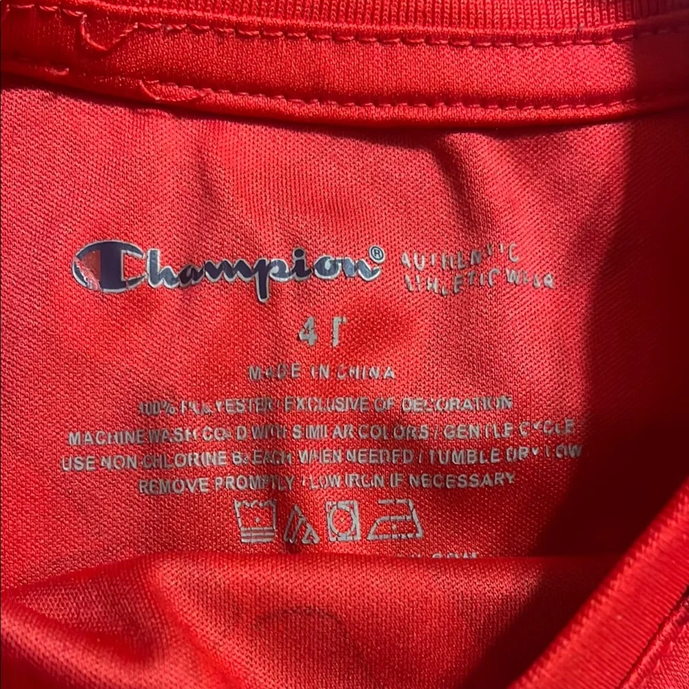 Champion Red and Black Short Sleeve Matching Set - Picture 2 of 7